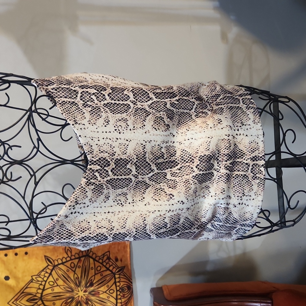 Snake Print Spaghetti Strap top